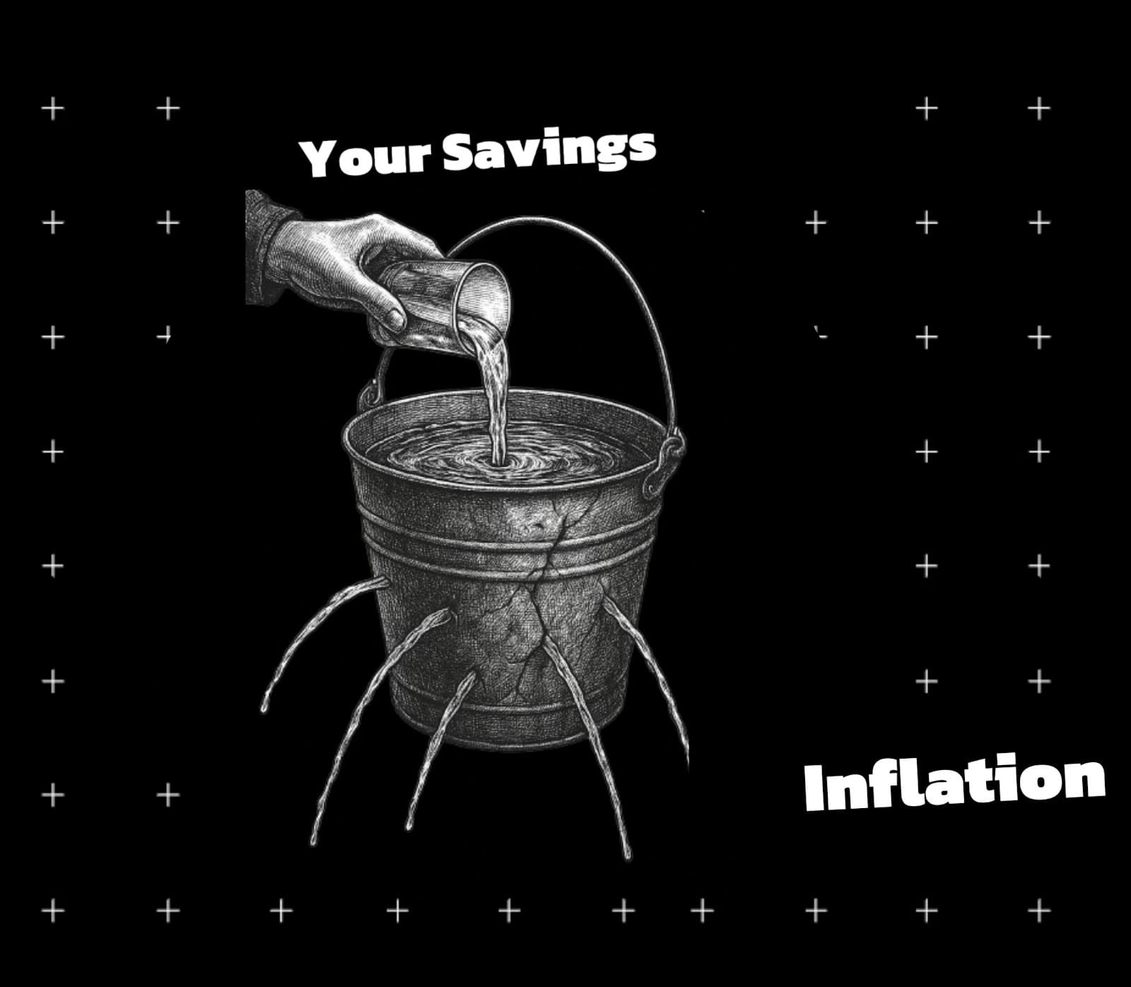 Inflation steadily erodes the real value of your savings, often unnoticed.