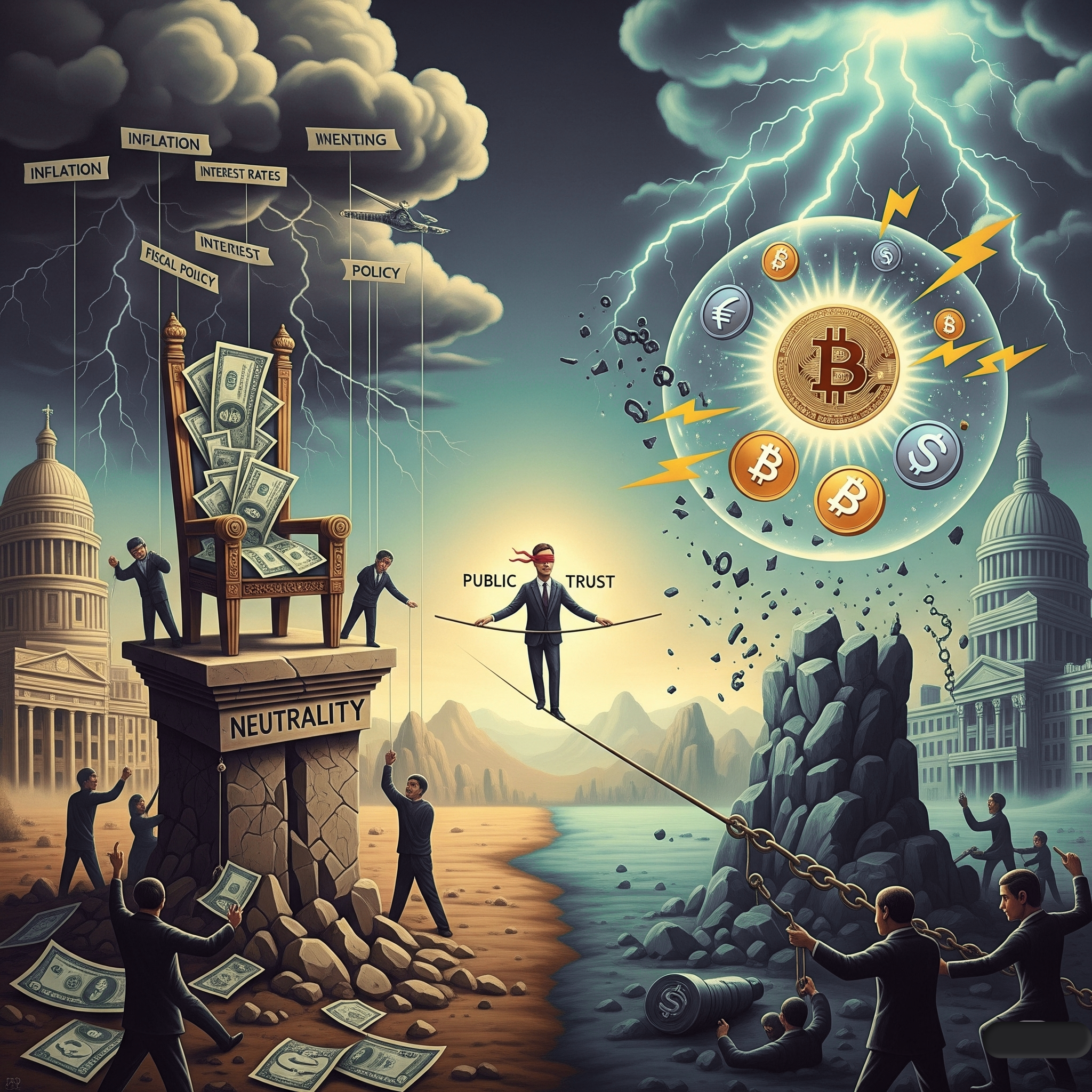 Money Manipulation vs Decentralized Currencies